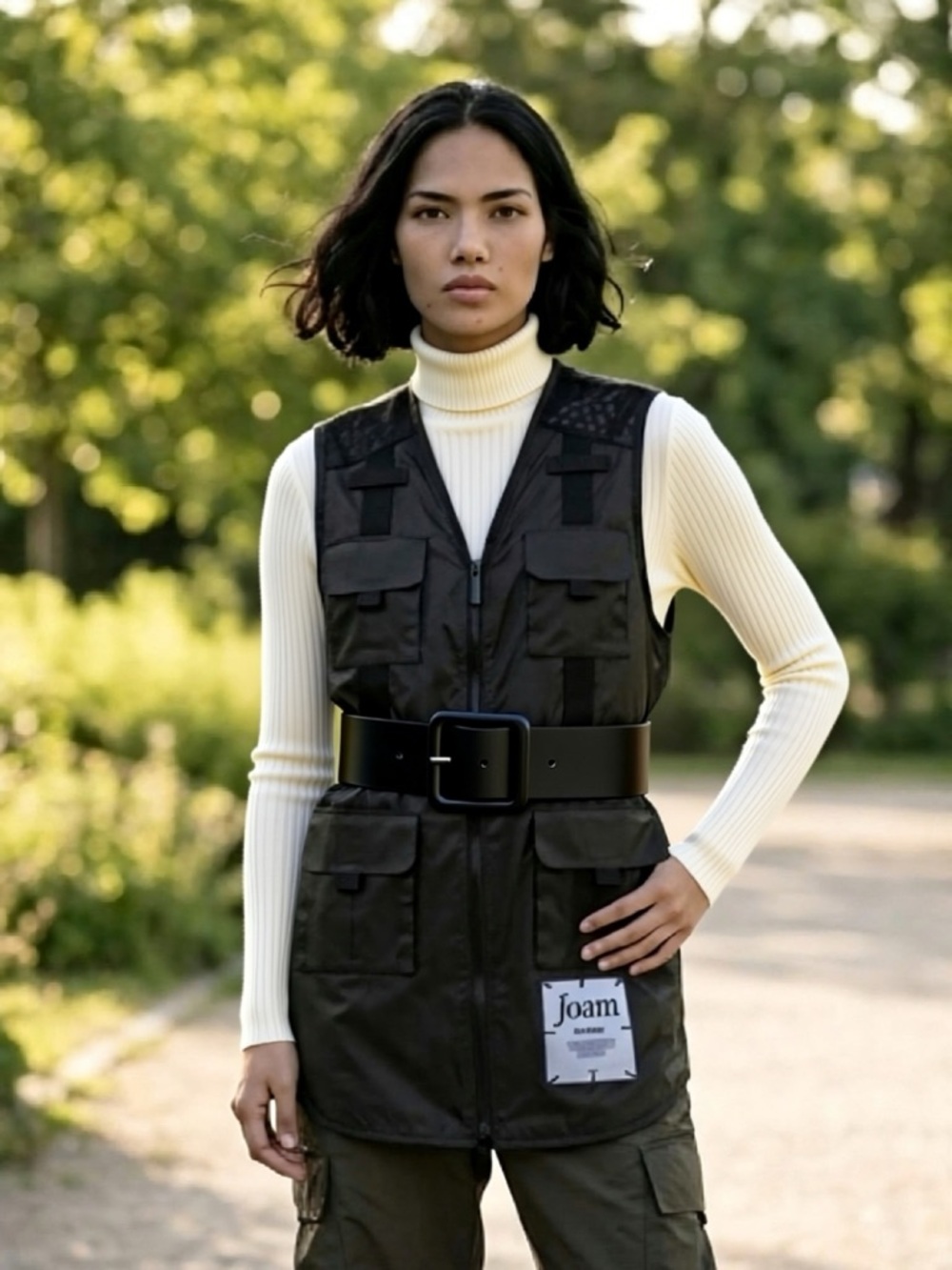 Alexander McQueen Black Utility Vest!